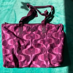 coach medium weekend bag